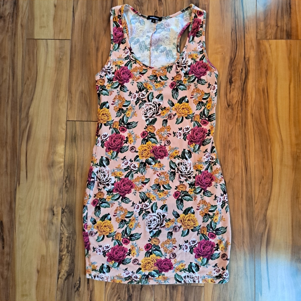 colorful floral minidress